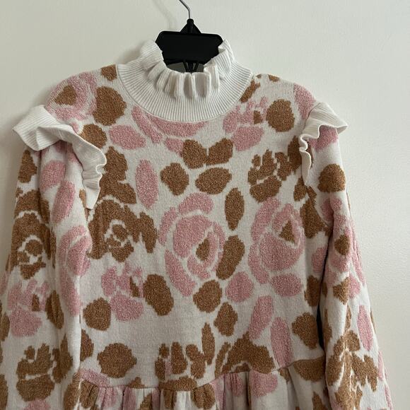 Janie & Jack floral sweater dress - Picture 2 of 14